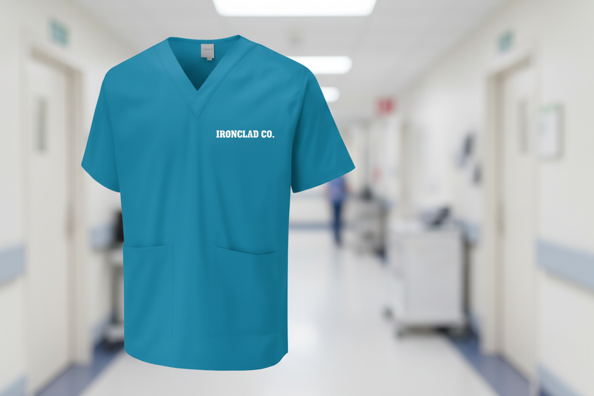 Scrub Top Blue