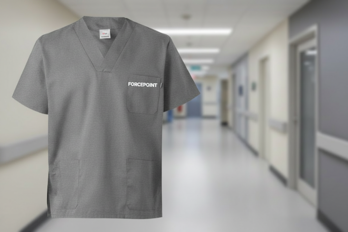Scrub Top Grey