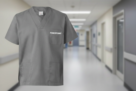 Scrub Top Grey