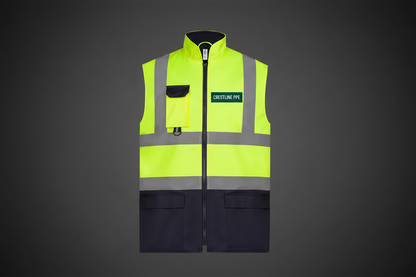Two-Tone Hi-Vis Vest - CRESTLINE PPE