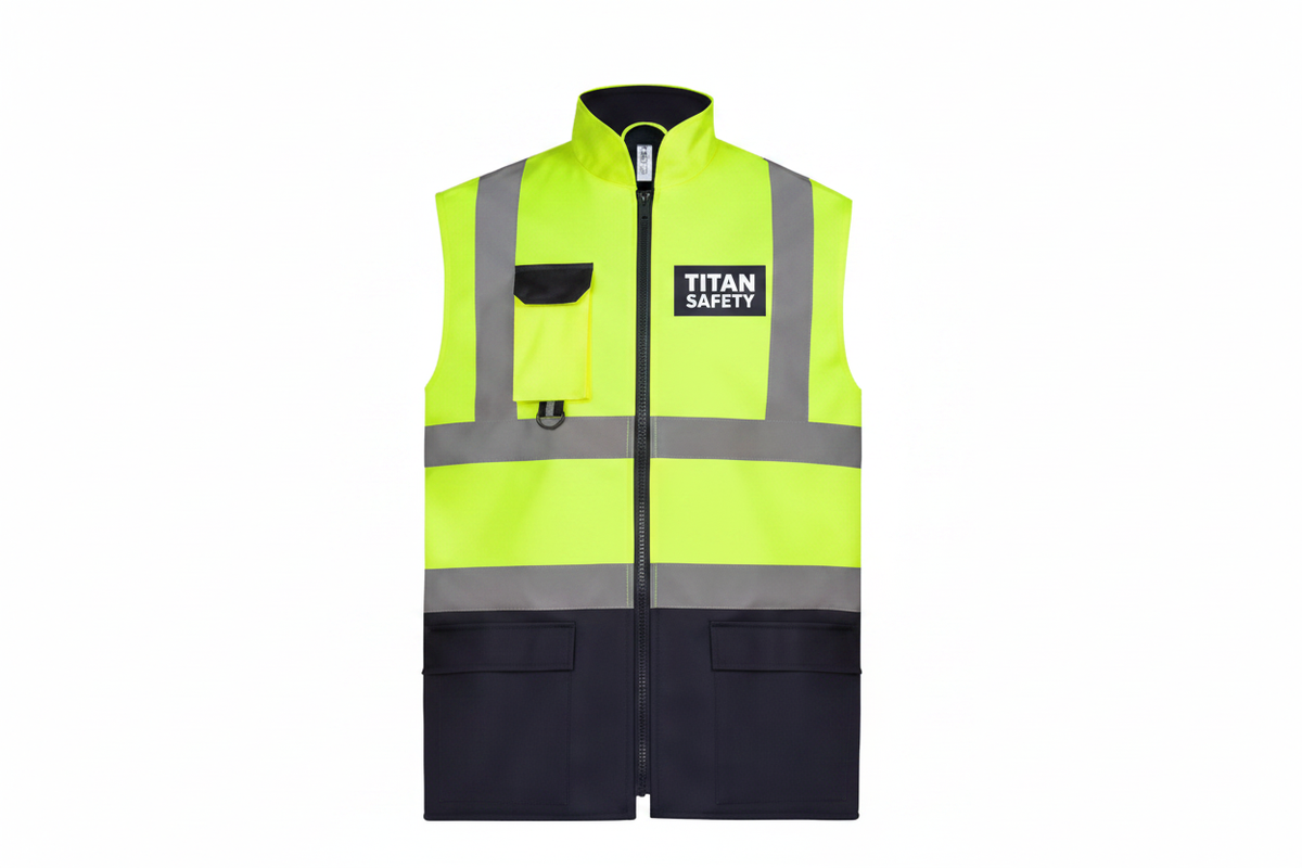 Two-Tone Hi-Vis Vest - TITAN SAFETY