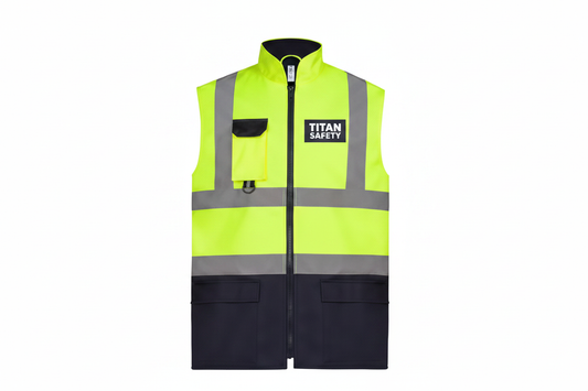 Two-Tone Hi-Vis Vest - TITAN SAFETY
