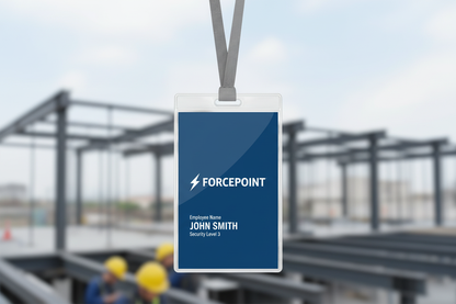 Vertical Badge Holder - FORCEPOINT