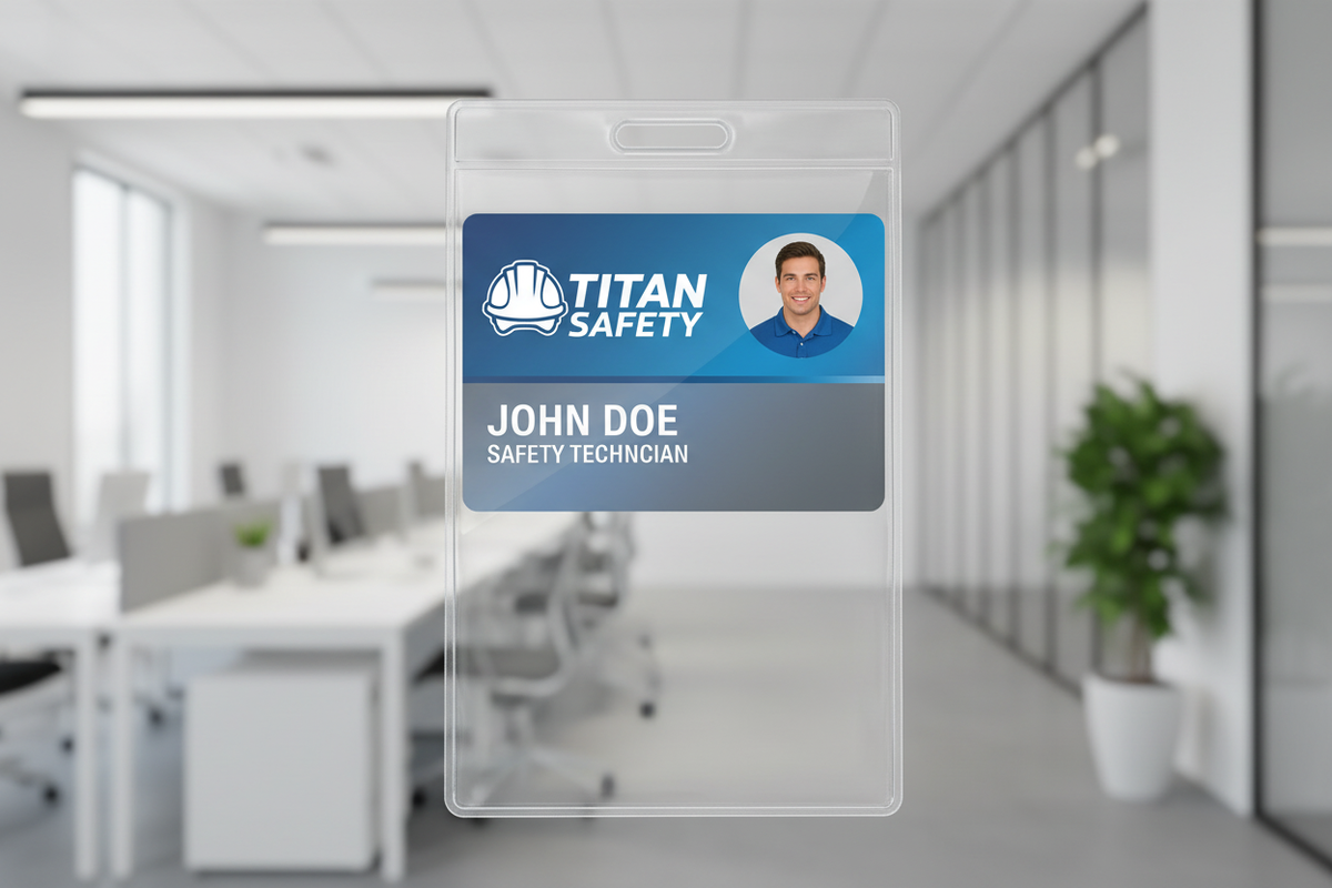 Vertical Badge Holder - TITAN SAFETY