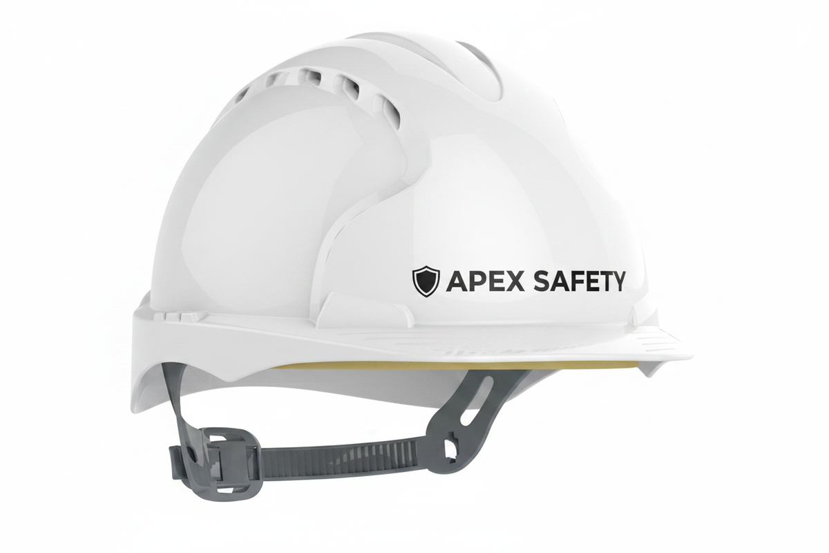 White Hard Hat Mockup